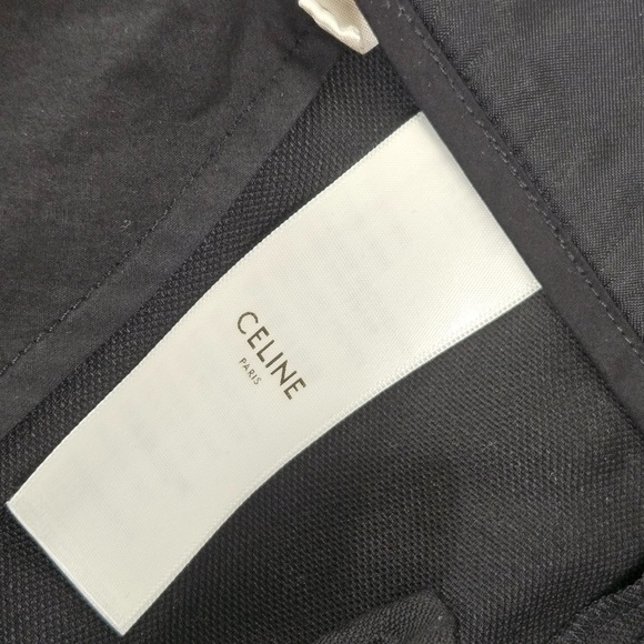 Celine Tuxedo Zouave Women’s Black 100% Wool Structured Balloon Pants Size 36 S - Picture 13 of 14